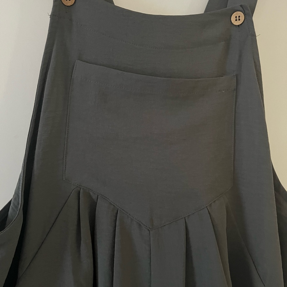 Gray Overall romper - Picture 3 of 5